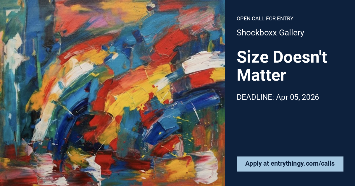 Size Doesn't Matter | Shockboxx Gallery